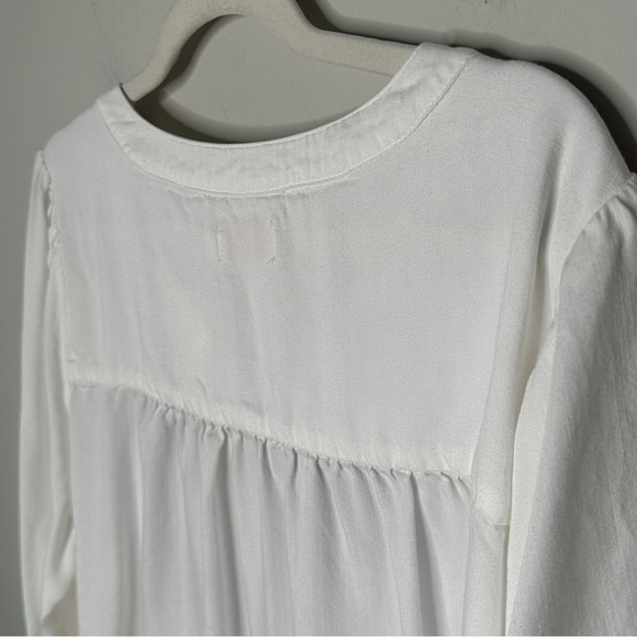 Molly & Isadora Size 1X Button Down Blouse Embroidered Blouse Top Boho Bohemian - Picture 12 of 12